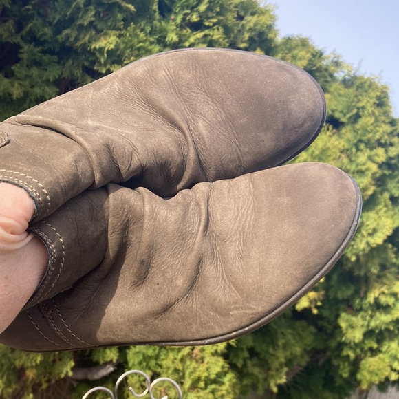 Cobb Hill by New Balance Nicole Stone Tan Leather Ankle Booties Size 9N - Picture 5 of 13